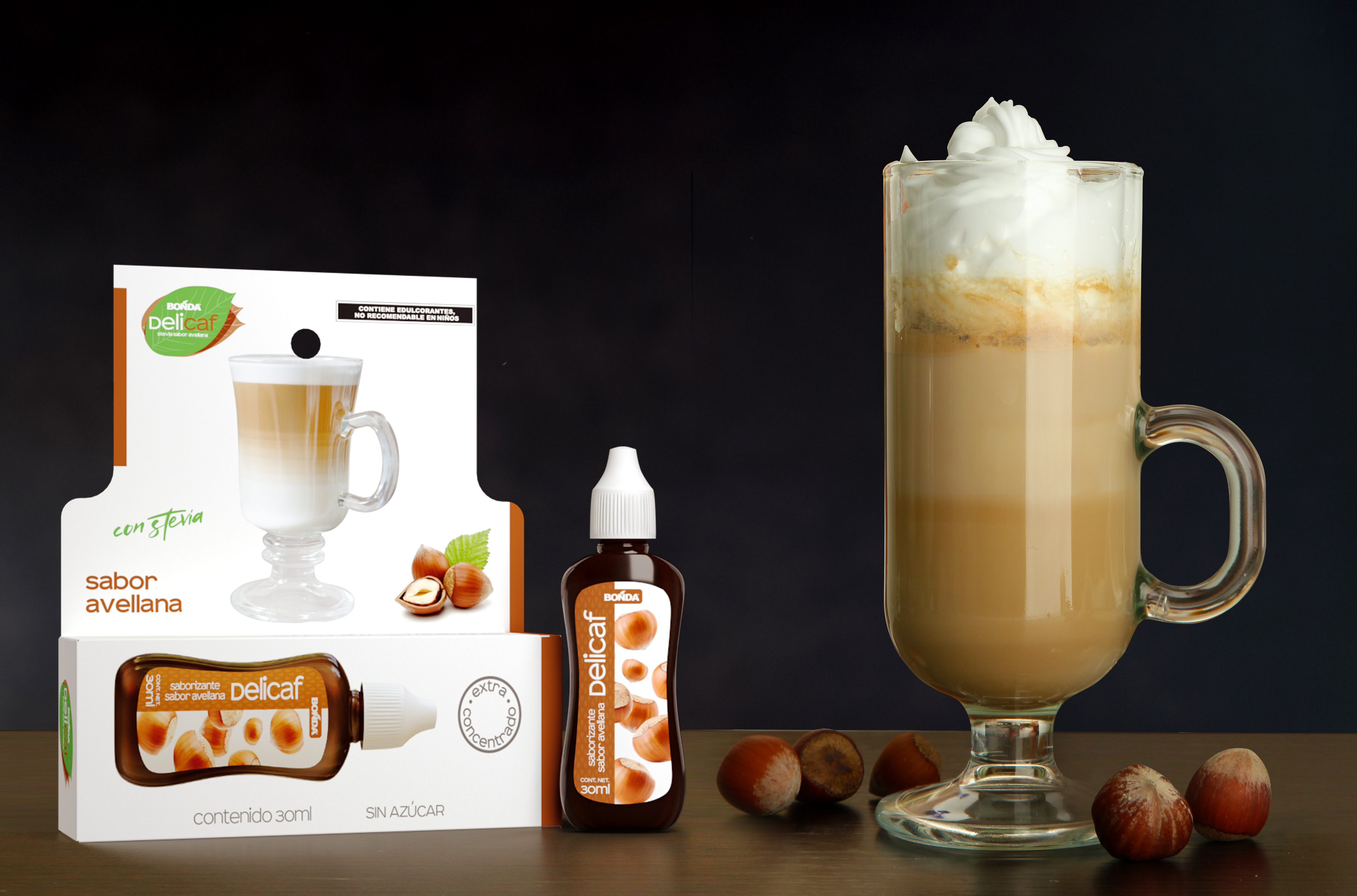 Delicaf Gotero Avellana 30 ml